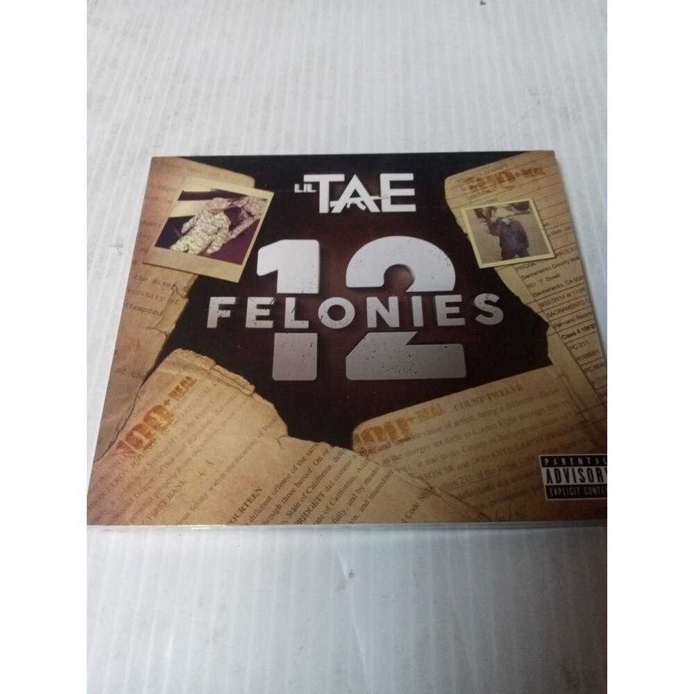 LIL TAE - 12 Felonies CD New Sealed Bay Area